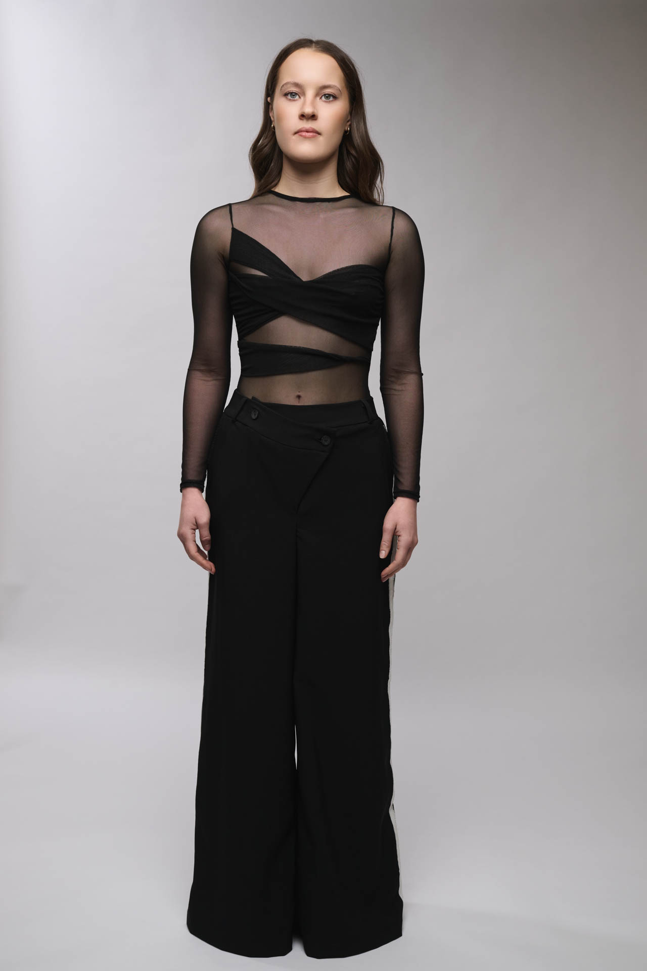 Bodysuit drapeado- Negro - Image 4