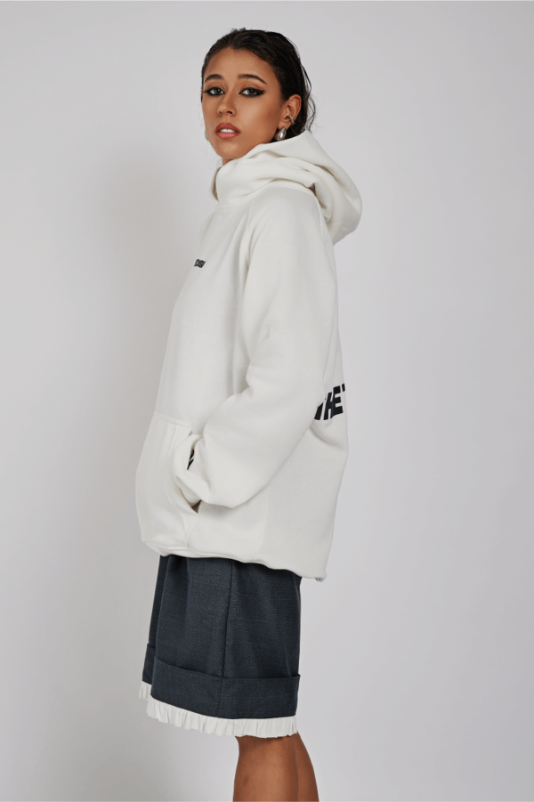 Hoodie- Ivory. - Image 3