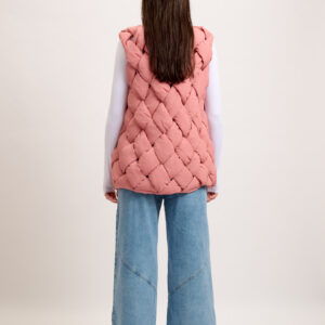 Interlocked vest – Rose pink.