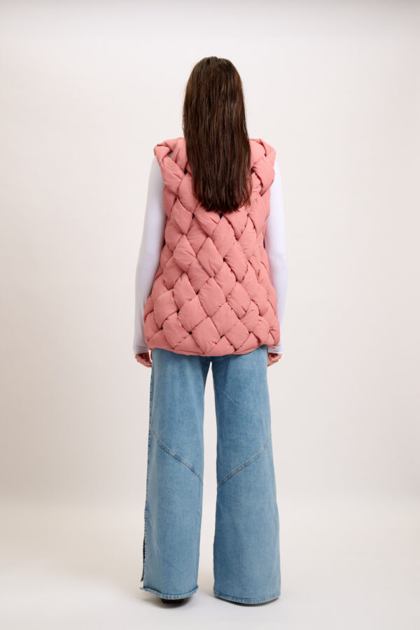 Interlocked vest - Rose pink. - Image 2