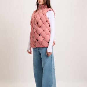 Interlocked vest – Rose pink.